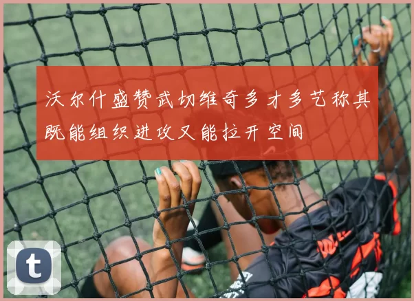 沃尔什盛赞武切维奇多才多艺称其既能组织进攻又能拉开空间