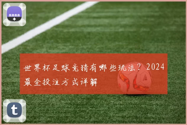 世界杯足球竞猜有哪些玩法？2024最全投注方式详解